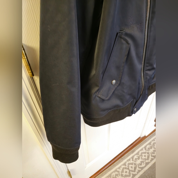 Banana Republic BR+ Men's Water Resistant Performance Jacket Navy Blue Size XL - Picture 6 of 17